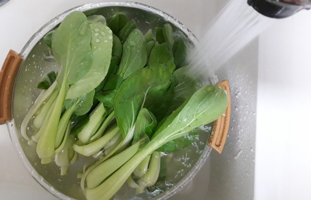 葉物野菜の効果的な洗い方